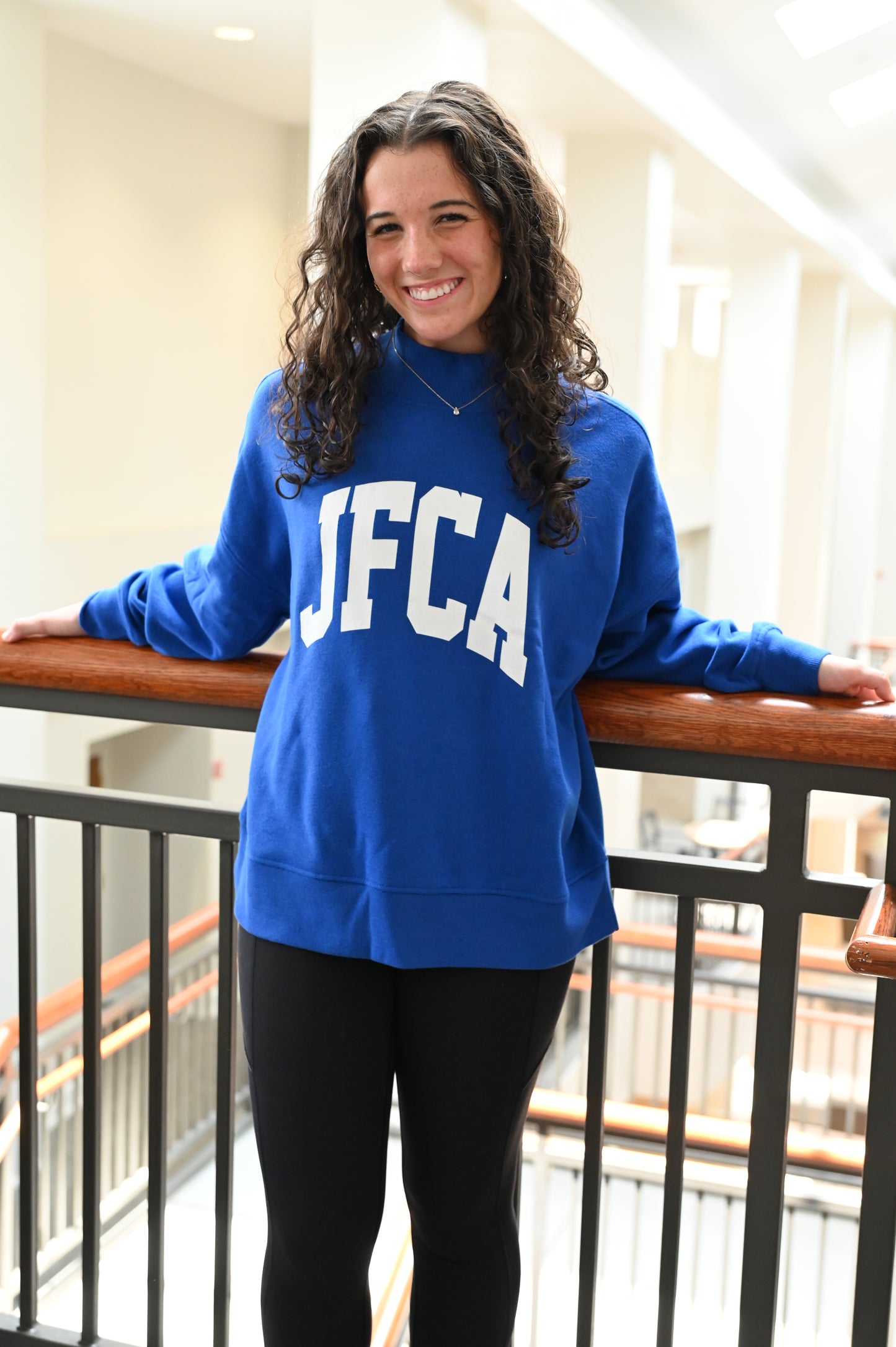 Diana Mock Collar Crewneck