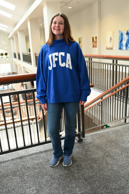 Diana Mock Collar Crewneck