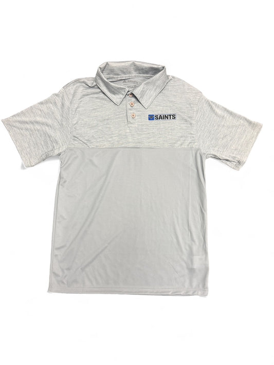 Men's Gray Saints Polo