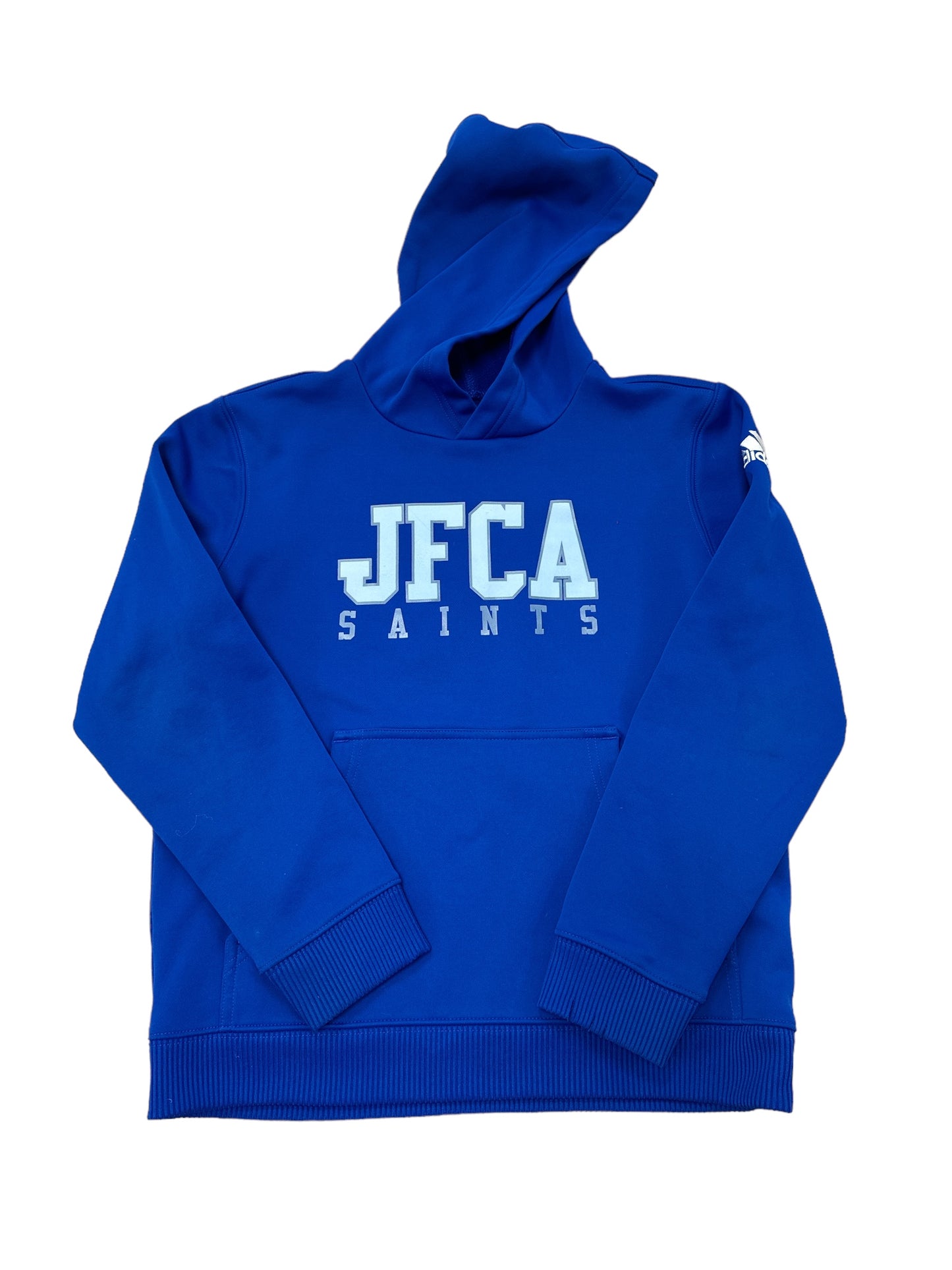 Adidas Youth Medium Blue Hoodie