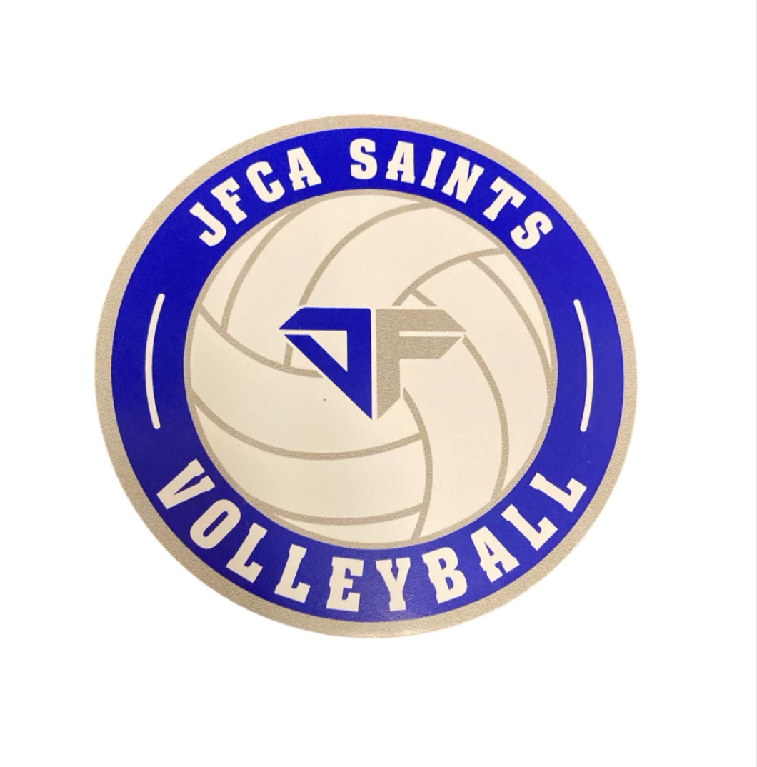 Circle Volleyball Sticker