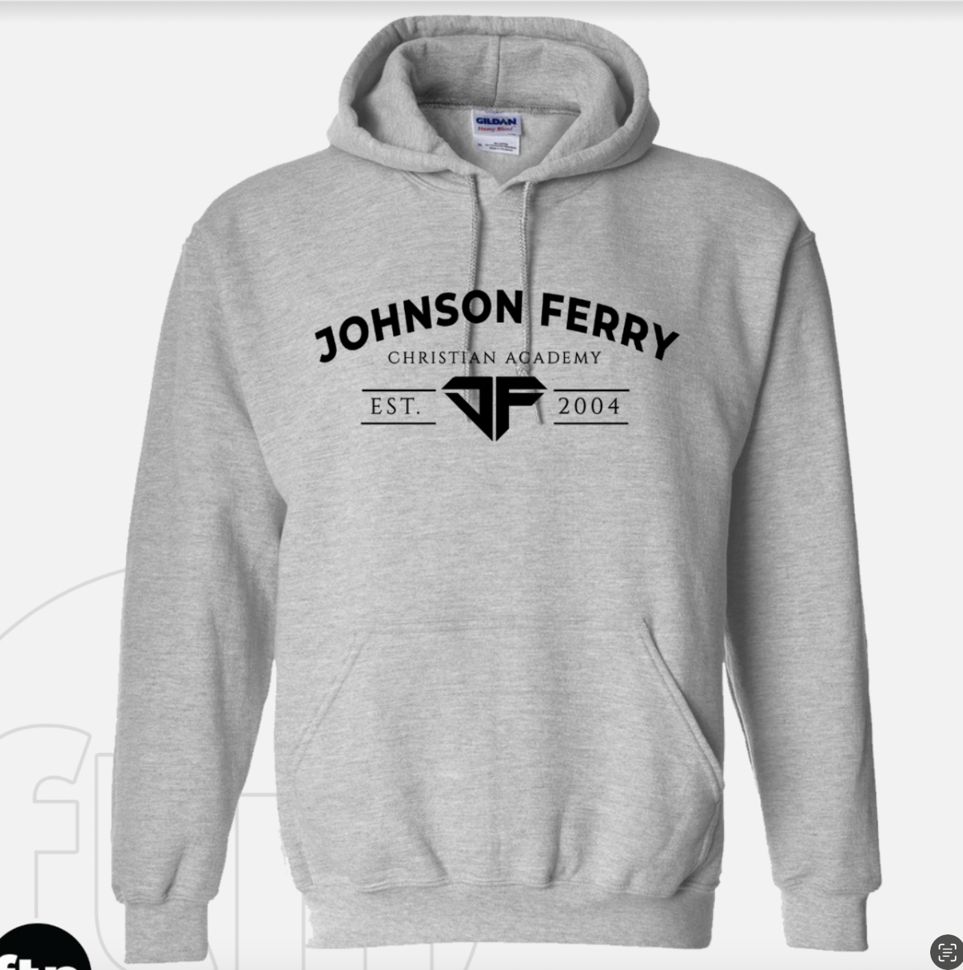 Youth Sizes: Johnson Ferry Shield Hoodie